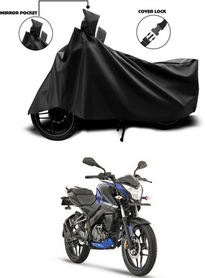 ANTHUB Waterproof Two Wheeler Cover for Bajaj(Pulsar 125, Black)