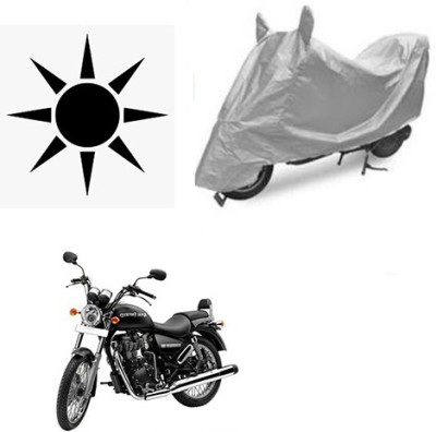 SANJU Waterproof Two Wheeler Cover for Royal Enfield(Thunderbird 350, Silver)