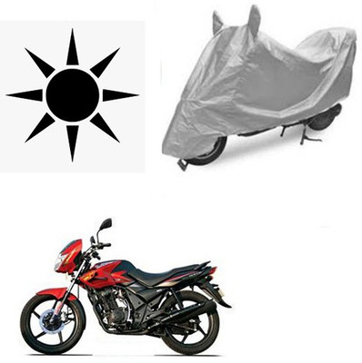 SANJU Waterproof Two Wheeler Cover for TVS(Flame DS 125, Silver)