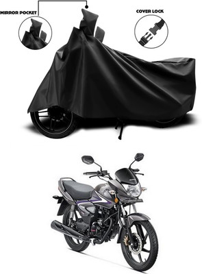 SEBONGO Waterproof Two Wheeler Cover for Honda(CB Shine, Black)