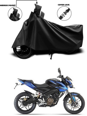 ANTHUB Waterproof Two Wheeler Cover for Bajaj(Pulsar 200 NS DTS-i, Black)