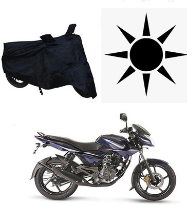 SANJU Waterproof Two Wheeler Cover for Bajaj(Pulsar 135 LS DTS-i, Black)