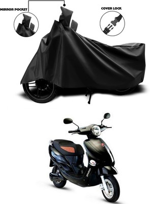 SEBONGO Waterproof Two Wheeler Cover for Hero(Electric Photon, Black)
