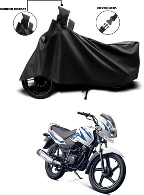 ANTHUB Waterproof Two Wheeler Cover for TVS(Sport, Black)