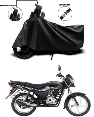 ANTHUB Waterproof Two Wheeler Cover for Bajaj(Platina 100 DTS-i, Black)