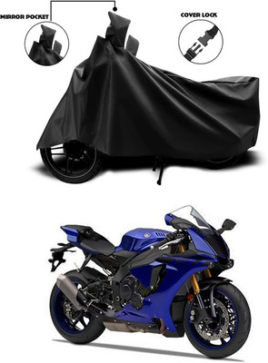 SEBONGO Waterproof Two Wheeler Cover for Yamaha(YZF R1, Black)