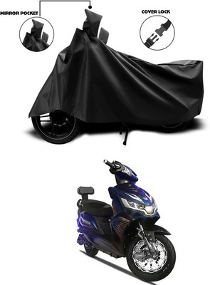 ANTHUB Waterproof Two Wheeler Cover for Okinawa(i-Praise, Black)