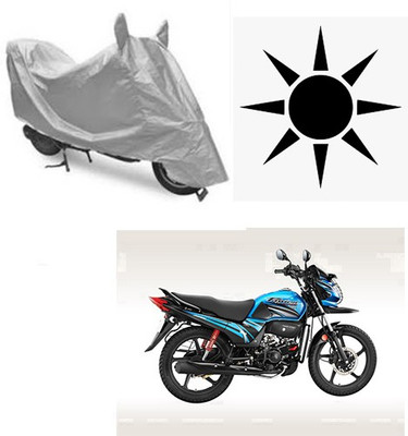 SANJU Waterproof Two Wheeler Cover for Honda(Passion Pro TR, Silver)