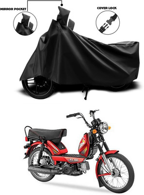 ANTHUB Waterproof Two Wheeler Cover for TVS(Heavy Duty Super XL, Black)