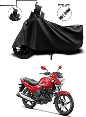 ANTHUB Waterproof Two Wheeler Cover for Hero(Achiever, Black)