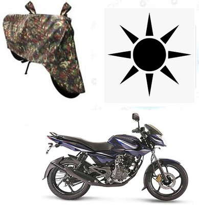 SANJU Waterproof Two Wheeler Cover for Bajaj(Pulsar 135 LS DTS-i, Multicolor)