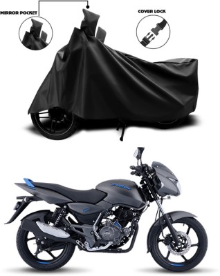 ANTHUB Waterproof Two Wheeler Cover for Bajaj(Pulsar 125, Black)