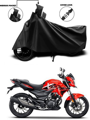 SEBONGO Waterproof Two Wheeler Cover for Hero(Xtreme 200R, Black)