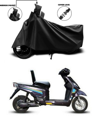 ANTHUB Waterproof Two Wheeler Cover for Hero(Electric NYX, Black)