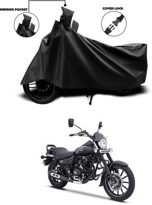 ANTHUB Waterproof Two Wheeler Cover for Bajaj(Avenger 160 Street, Black)
