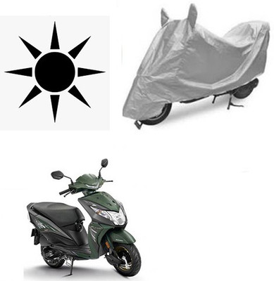 SANJU Waterproof Two Wheeler Cover for Honda(Deo, Silver)