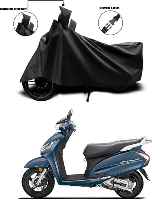 ANTHUB Waterproof Two Wheeler Cover for Honda(Activa 125, Black)