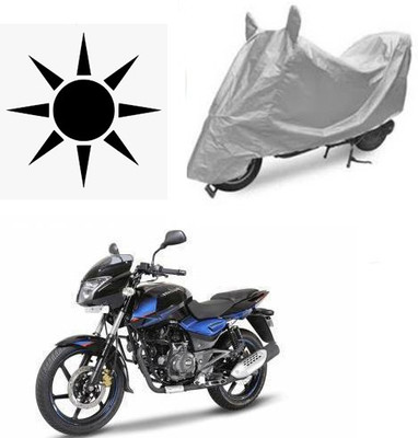 SANJU Waterproof Two Wheeler Cover for Bajaj(Pulsar 150 DTS-i, Silver)