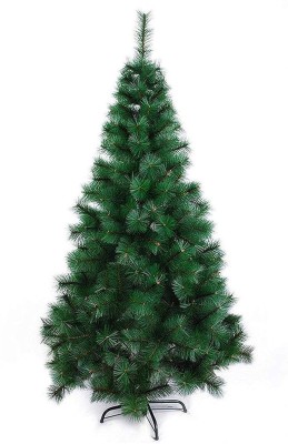 MILUFASHION Pine 243.84 cm (8.0 ft) Artificial Christmas Tree(Green)