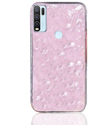KC Back Cover for Vivo Y50(Pink, Shock Proof, Silicon, Pack of: 1)
