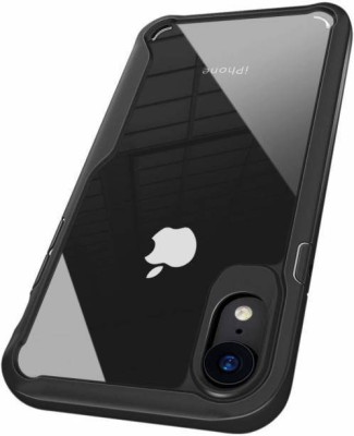 jpmobilecases Back Cover for Apple iPhon XR(Black, Transparent, Grip Case, Pack of: 1)