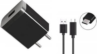Wrapo Wall Charger Accessory Combo for All Smart Phone(Black)