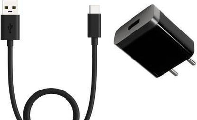 Wrapo Wall Charger Accessory Combo for All Smart Phone(Black)