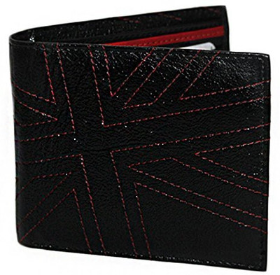 76% OFF on K London Men Casual, Formal Black, Red Genuine Leather, Fabric Wallet(4 Card Slots)