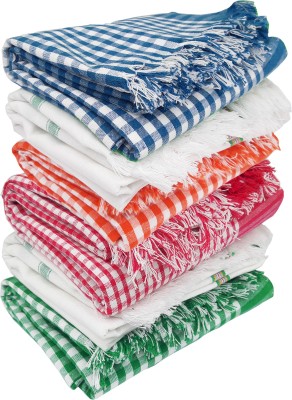 sai praseeda Cotton 800 GSM Bath Towel Set(Pack of 6)