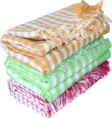 sai praseeda Cotton 800 GSM Bath Towel Set(Pack of 3)