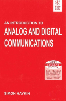 An Introduction to Analog and Digital Communications(English, Paperback, Haykin Simon S.)
