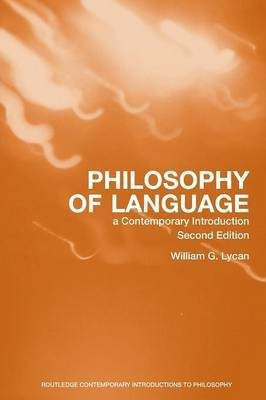 Philosophy of Language(English, Paperback, Lycan William G)