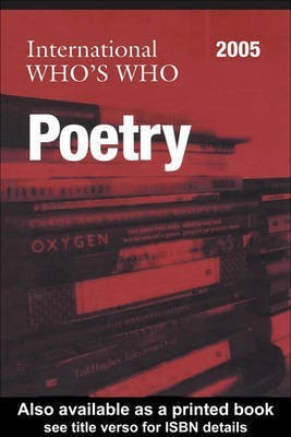 International Who's Who in Poetry 2005(English, Electronic book text, Unknown)