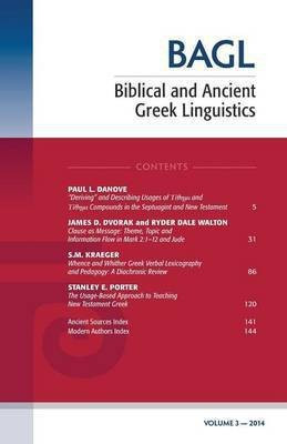 Biblical and Ancient Greek Linguistics, Volume 3(English, Paperback, unknown)