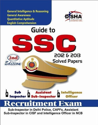 Guide to Ssc Sub-Inspector, Assistant Sub-Inspector and Intelligence Officer Recruitment Exam(English, Book, unknown)