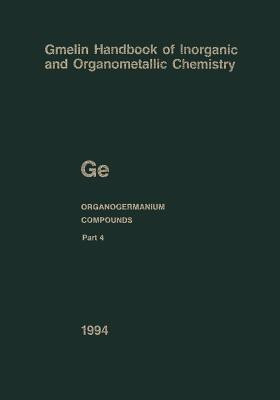 Ge Organogermanium Compounds(English, Paperback, Drake John E.)