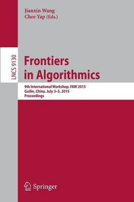 Frontiers in Algorithmics(English, Paperback, unknown)