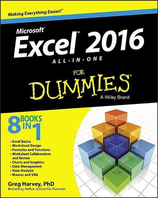 Excel 2016 All-in-One For Dummies(English, Paperback, Harvey Greg)