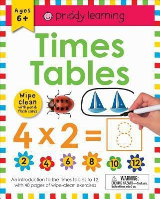 Wipe Clean Workbook: Times Tables (Enclosed Spiral Binding)(English, Spiral bound, Priddy Roger)