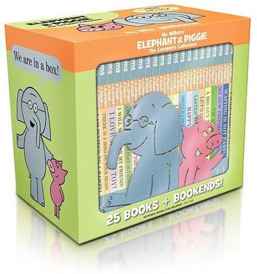 Elephant & Piggie: The Complete Collection (Includes 2 Bookends)(English, Hardcover, Willems Mo)