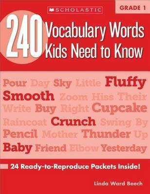 240 Vocabulary Words Kids Need to Know: Grade 1(English, Paperback, Beech Linda)