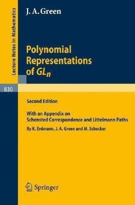 Polynomial Representations of GL_n(English, Paperback, Green James A.)