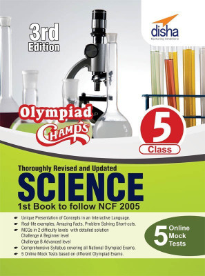 Olympiad Champs Science Class 5 with 5 Mock Online Olympiad Tests 1 Edition(English, Paperback, Disha Experts)