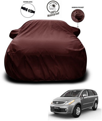 ANTHUB Car Cover For Tata Aria (With Mirror Pockets)(Maroon)