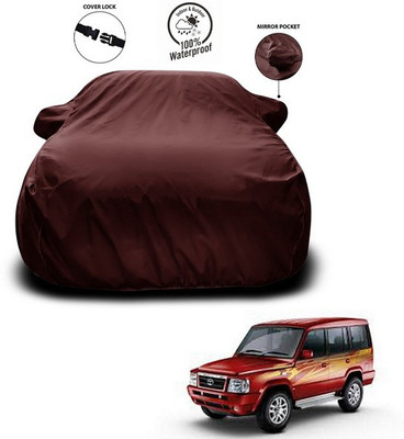 ANTHUB Car Cover For Tata Sumo Victa (With Mirror Pockets)(Maroon)