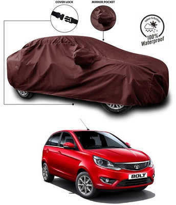 ANTHUB Car Cover For Tata Bolt (With Mirror Pockets)(Maroon)