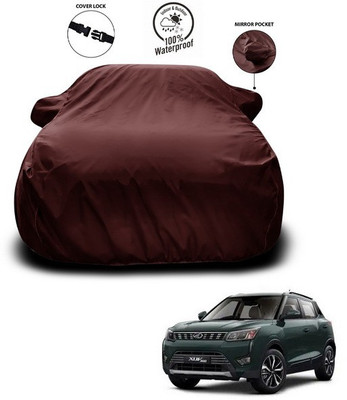ANTHUB Car Cover For Mahindra XUV 300 (With Mirror Pockets)(Maroon)