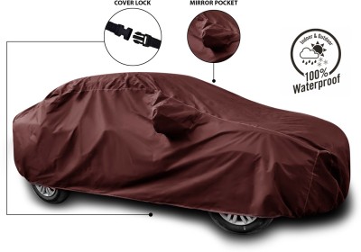 MoTRoX Car Cover For Skoda Laura (With Mirror Pockets)(Maroon)