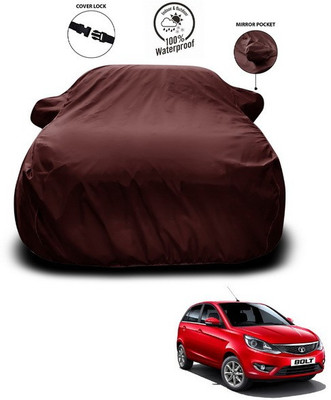 ANTHUB Car Cover For Tata Bolt (With Mirror Pockets)(Maroon)