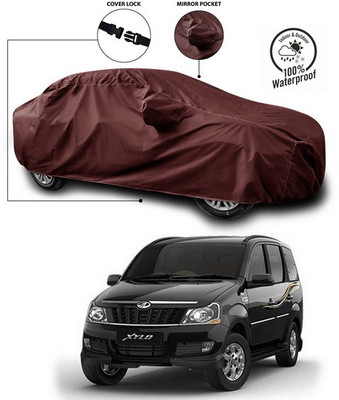 ANTHUB Car Cover For Mahindra Xylo (With Mirror Pockets)(Maroon)